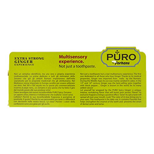 Forhans Dentifricio Puro Zenzero, 75ml
