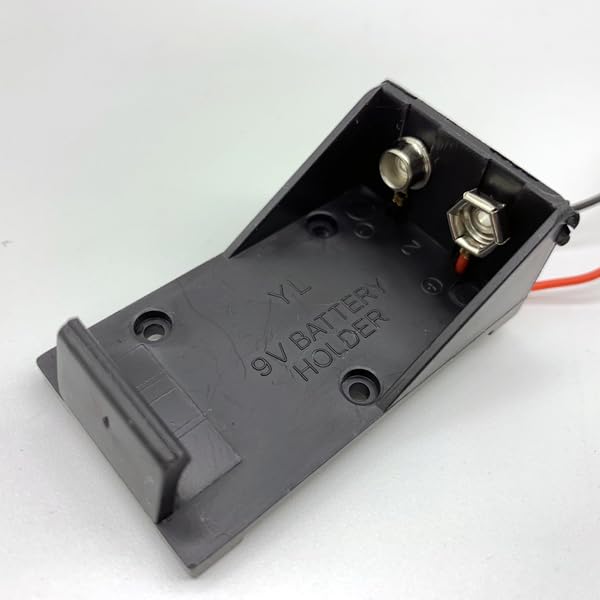 Wiring Connecting Terminals - 20pcs 9V Power Supply Battery Box 9 Volt Battery Buckle 6F22 Band, no Cover no Switch Battery Box Battery Holder