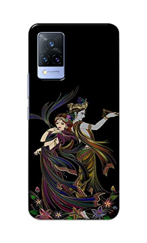 Image of Lord Radha and Krishna Hard Back Case Cover for Vivo V21 (5G) Back Cover -(J5) VNS2223