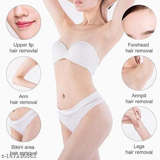 Image of Facial Hair Removal Wax Powder with Ubtan & Aloevera, Painless Herbal Facial & Body Hair Remover Waxing Powder for Women No Harmful Chemicals, No Irritation, No Skin Rashes-100 GM