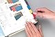 Post-it Index Strong Ablagetabs, Mini - 40 Haftstreifen 15.8 mm x 38.1 mm - Farben: Grün, Rot, Gelb, Blau - Extrastarke Haftstreifen für Dokumente und Informationen