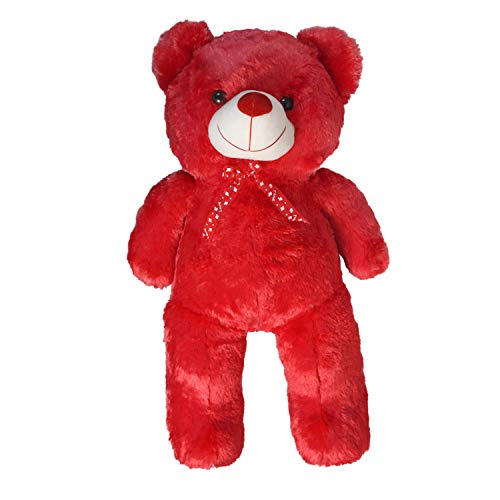 Image of Ultra 35 inch Teddy Bear Stuffed Soft Premium Plush Toy for Kids in Red | Perfect for Snuggling & Playtime | Animal Toy Birthday | Anniversary | Christmas | Diwali | Home Decor
