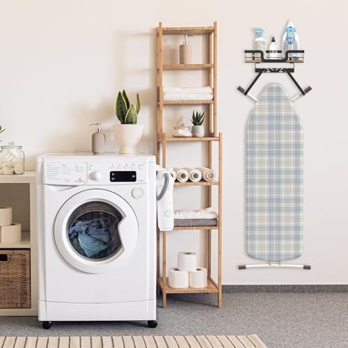 Ironing-Board-Hanger-Wall-Mount-TY-Shaped-Iron-Holder-for-Laundry-Rooms-Space-Saving-Holds-Iron-Ironing-Board-for-Utility-Room-Sewing-Room-Closet-Home-Decor-and-Storage-Black