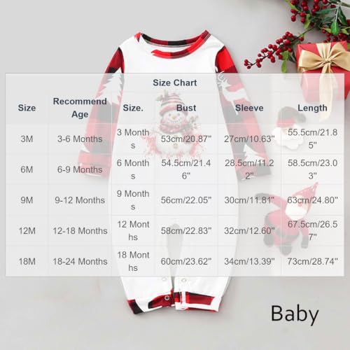 Rkwins Family Christmas Pajamas Matching Sets Cute Long Sleeve Sleepwear - image 3