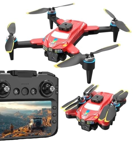 Image of 4k rEmOtE CoNtRoL DuAl cAmErA DrOnE 1080P Wi-fI SeLfIe gEsTuRe rC DrOnE WiTh oBsTaClE AvOiDaNcE BrUsHlEsS MoToR OnE KeY TaKe-oFf & lAnDiNg 4.5 iNcH LcD DiSpLaY (T6 PRO)
