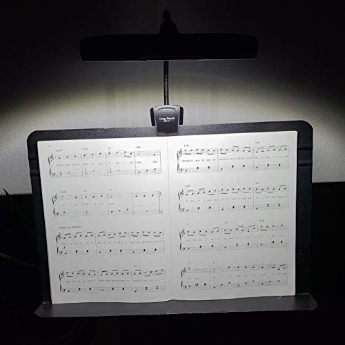Rechargeable Clip-On Music Stand Orchestra Light- 10 Bright Leds- Includes Usb Cord, Wall Plug, And Carrying Bag- Also For Reading, Djs, Artists, Crafting #TOP6