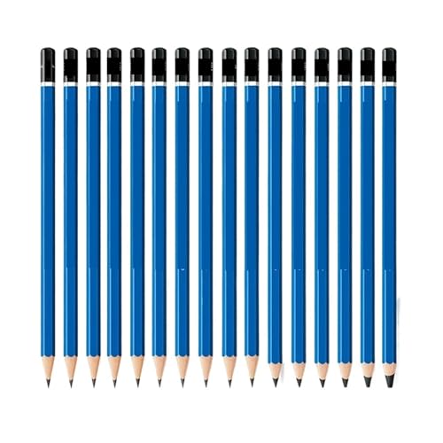 Crayon bleu dessin croquis 8B pour réussir ses ombrages intenses sans effort