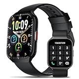 Smart Watch for Men Women Answer/Make Calls, 1.96' HD Touch Screen Fitness Watch with Heart Rate/Sleep Monitor, Step Counter, IP68 Waterproof Smartwatchc,113+ Sports Activity Trackers for Android/iOS