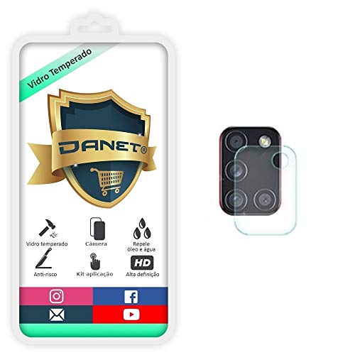 Película De Vidro Temperado Para Câmera Samsung Galaxy A21s Proteção Da Lente Blindada Anti Impacto