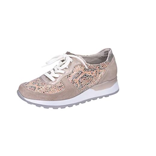 Waldläufer Hiroko -H- H 64001.406.766 - Zapatillas de deporte para mujer, color beige, beige, 42.5 EU
