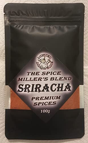 The Spice Millers Blend, Sriracha 100G, Premium Artisan Spice Mixes Low Sugar & No Sugar Seasonings