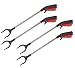 Reacher Grabber Tool for Mobility Aid - Reach Grab Tool Pick Up Grabber 27" Long Handled with Claw for Picking Up Garbage and Other Hard To Reach Items | Arm Extension for Disabled 4 Pack)