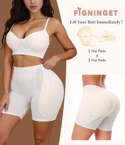 Image of Padded Shapewear Hip Pads Shapewear Tummy Control Butt Enhancer Underwear For Women, Body Shaper Booty Lifter