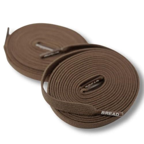 Image of Bread Elastic Shoelaces - Tie Once, Slip On Convenience - Premium Stretch Laces for Boots, Running Shoes, and Everyday Wear