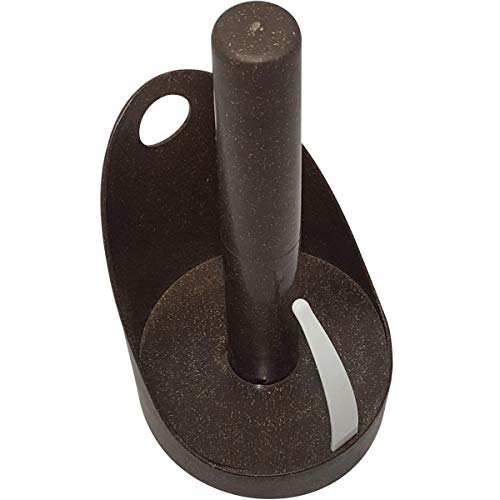 Suporte Porta Rolo Papel Toalha de Mesa Bancada Vertical Eco Madeira, OU