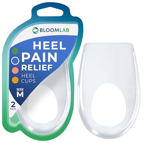 Image of Gel Silicone Heel Cups /Pads, 2 Pack, for Achilles Tendonitis, Shoe Wedge Inserts for Plantar Fasciitis, Bone Spur, Foot Pain Relief Support, Comfort Cushion Insoles for Women /Men