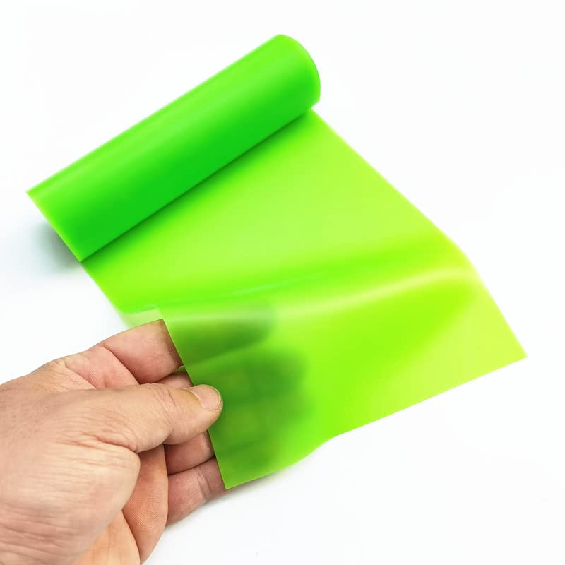 GZKBAND Translucent Green Flat Band (1.0 x 2m)