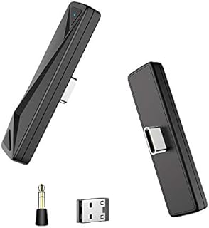 ZIIDOO Bluetooth Adapter for Nintendo Switch,Bluetooth Audio Transmitter with USB/Type C Connector,Low Latency Bluetooth Adapter Compatible with Nintendo Switch Lite/PS4/PS5/PC