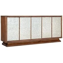 Hooker Furniture Melange Lloyds Leopard Entertainment Credenza in Brown Wood