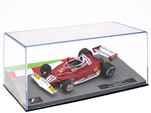 OPO 10 - Miniature car Formula 1 1/43 Compatible with Ferrari 312 T2 1977 Brazilian Grand Prix Niki Lauda - FD002