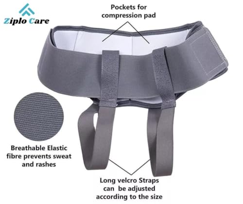 Faja para Hernia Post Cirugía Hombre Talla XL Negro miniatura 2