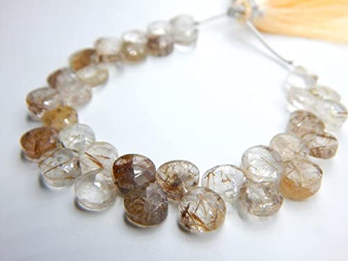 Perles briolettes rutile de cuivre LKBEADS pour créer un bijou personnalisé à offrir