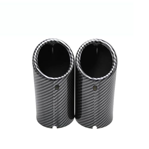 Embout pot d'échappement en carbone noir pour Audi A4 B8 et A3 style sport élégant
