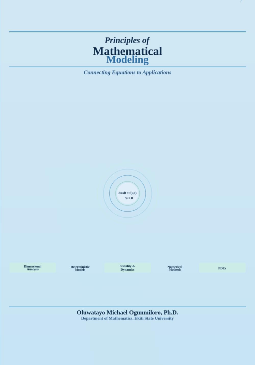 Principles of Mathematical Modeling: Connecting Equations to Applications