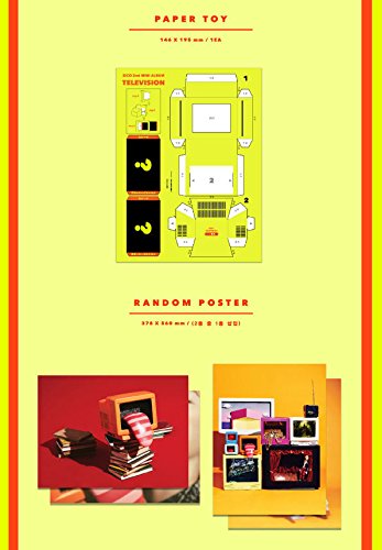 Warner Korea Zico - Television (2Nd Mini) CD+Booklet+Photocard+Photo Sticker+Paper Toy+Folded Poster (on Pack) Kpop K-Pop – vue 5
