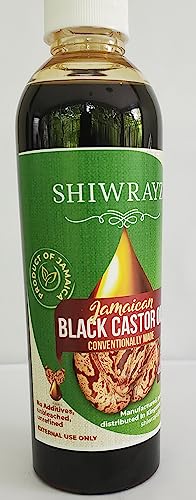SHIWRAYZ Jamaican Black Castor Oil For Hair Growth, Hair Oil, Hair Growth Oil, Natural Hair Grower, 100% All Natural, No additives, No Salt- 4oz
