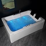 The Ultimate Guide to Finding Your Perfect Two Person Hot Tub 3 2-Person Jetted Bathtub,72'x47.6 inches,Alcove Spa Tub | 15 Hydro + 16 Air Jets, Whirlpool and Air Bath Soaking Combination Tub, Rectangular Acrylic Bathtub, 3-Side Apron with LED (Massage D)