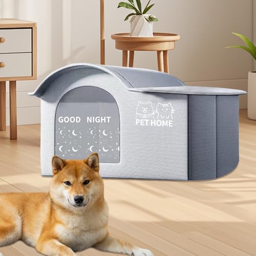 Lit cabane isolé pour chat extérieur portable contre chaud et froid