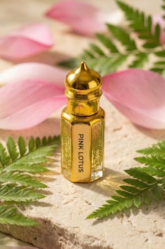 Image of Pink Lotus Attar Perfume Oil | Long Lasting Alcohol-Free Fragrance | Premium Oud Ittar for Men & Women | Daily Wear & Special Occasion | 6ml