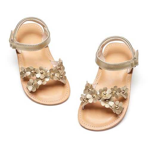 Image of GINFIVE Toddler Girls Sandals Girls Toddler Sandals Little Girls Kids Shoes