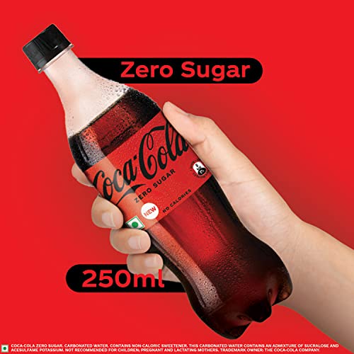 Image of Coca-Cola Zero Sugar, No Calories Soft Drink PET Bottle, 750ml