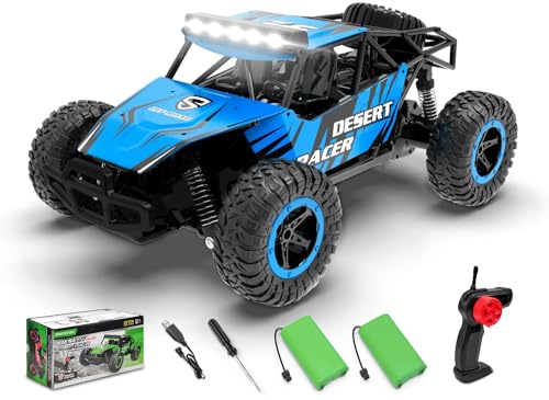 RACENT Remote Control Cars for Adults - 1:16 Scale 20kph Fast RC Truck All Terrain Off-Road Monster...
