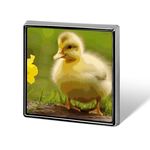 Square Lapel Pins Square Brooceh Badge for Backpacks Or LapelsCute Ducks Lapel Accessory