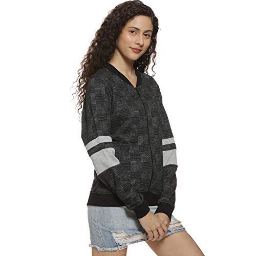 Image of Campus Sutra Cotton Women Stylish Short Length Casual Jacket