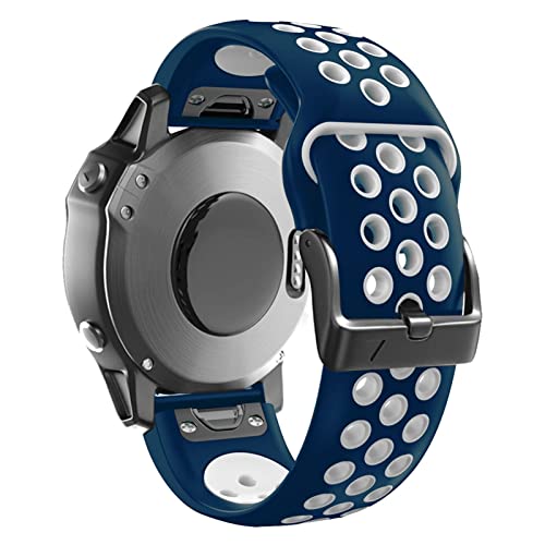 Bracelet de montre 22mm pour Garmin Fenix 6 Pro en silicone agate