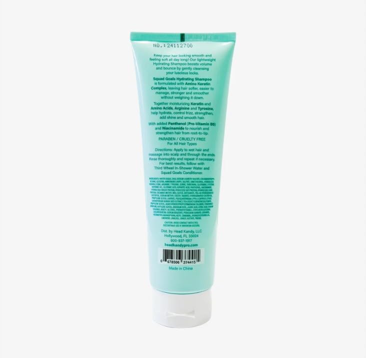 Head Kandy The Main Squeeze AminoKeratin Shampoo (12 oz.) - Enriched Treatment for Moisturizing Damaged Hair - Color Safe, All Hair Types