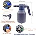 YDFL Electric Foam Sprayer 2L,75PSI Electric Pressurized Foam Sprayer for Car Washing,Rechargeable Pump Sprayer with 2 Modes,Suitable for Car Cleaning Detailing Home Garden