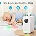 Livatro 6L Smart Humidifier for Large Room, Warm & Cool Mist with Top Fill Design, Alexa & App Control, Essential Oil Compatible, Ideal for Bedroom and Plants