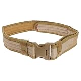 Garneck Cinturón Táctico para Exteriores de Alta Resistencia y Tejido Eva, Cinturón Utilitario para Trabajo y Actividades al Aire Libre, Cintura 100-135cm