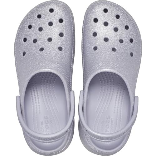 Image of Crocs Women's Classic Platform Glitter Clog