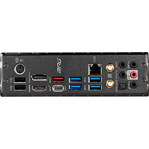 MSI MPG Z490 Gaming Edge WiFi ATX Gaming Motherboard (10th Gen Intel Core, LGA 1200 Socket, DDR4, CF, Dual M.2 Slots, USB 3.2 Gen 2, Wi-Fi 6, DP/HDMI, Mystic Light RGB)