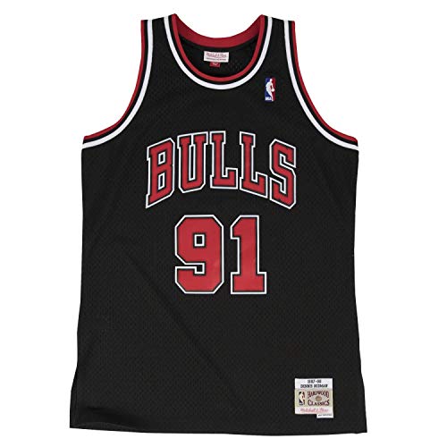 Mitchell & Ness Swingman Mesh Jersey Chicago Bulls 1997-98 Dennis Rodman - XL Black
