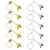 Abaodam Llaveros Torre Eiffel 3d Metálicos, 24 Piezas (12 Dorados 12 Plateados), Recuerdos Turísticos Franceses, Charms para Bolso y Llaveros de Viaje, Accesorios Temáticos para