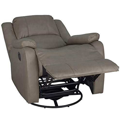 Recpro Set Of 2 Charles Collection | 30" Swivel Glider Rv Recliner | Rv Living Room (Slideout) Chair | Rv Furniture | Glider Chair | Putty #TOP3