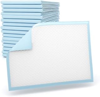 Einmalunterlagen – Wickelunterlagen - Tierunterlagen - blau 60 x 45 cm - 5 lagig von SiaMed - 50 Stück