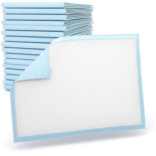 Einmalunterlagen – Wickelunterlagen - Tierunterlagen - blau 60 x 45 cm - 5 lagig von SiaMed - 50 Stück